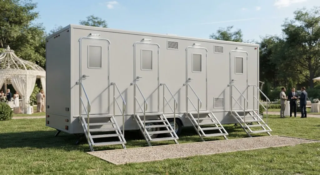 4 Stall Restroom Trailer in Vallejo, CA
