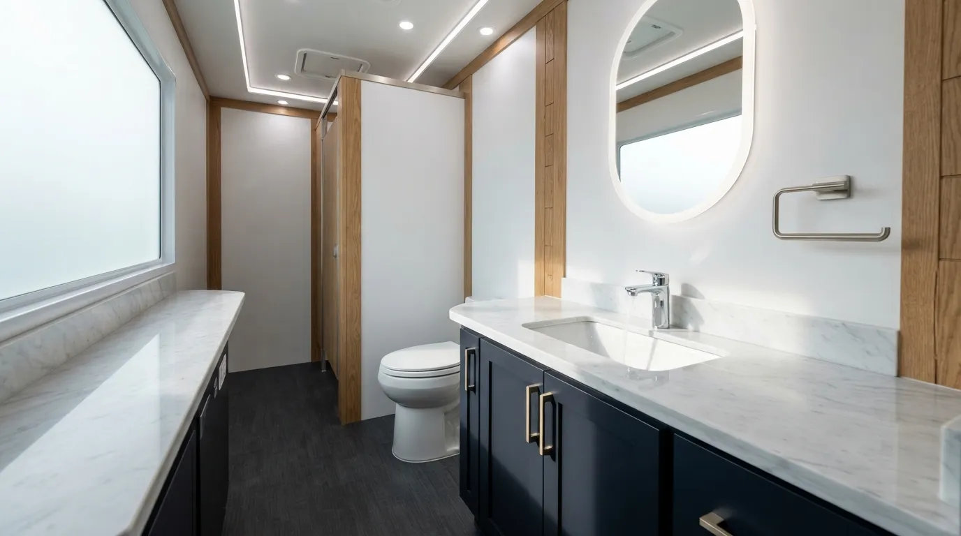 Luxury Restroom Trailer in Vallejo, CA