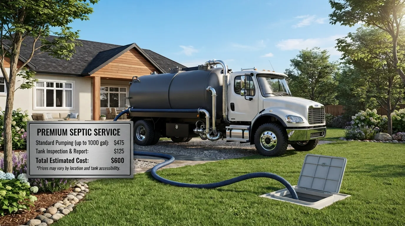 Septic Tank Pumping Cost in Vallejo, CA